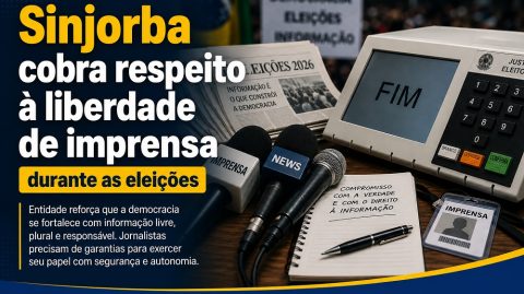 Sinjorba cobra respeito à liberdade de imprensa durante as eleições