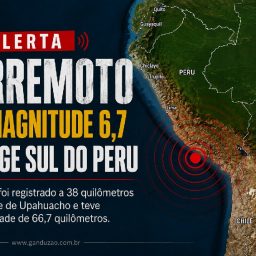 Terremoto de magnitude 6,7 atinge sul do Peru