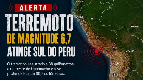 Terremoto de magnitude 6,7 atinge sul do Peru