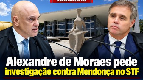 Alexandre de Moraes pede investigação contra Mendonça no STF
