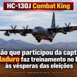 Avião que participou da captura de Maduro faz treinamento no Brasil às vésperas das eleições