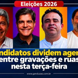 Candidatos dividem agenda entre gravações e ruas nesta terça-feira