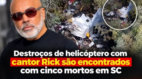 Destroços de helicóptero com cantor Rick são encontrados com cinco mortos em SC