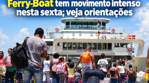 Ferry-Boat tem movimento intenso nesta sexta; veja orientações