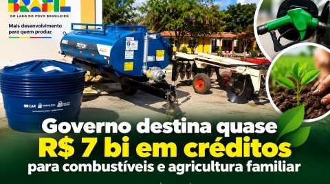 Governo destina quase R$ 7 bi em créditos para combustíveis e agricultura familiar