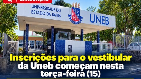 Inscrições para o vestibular da Uneb começam nesta terça-feira (15)