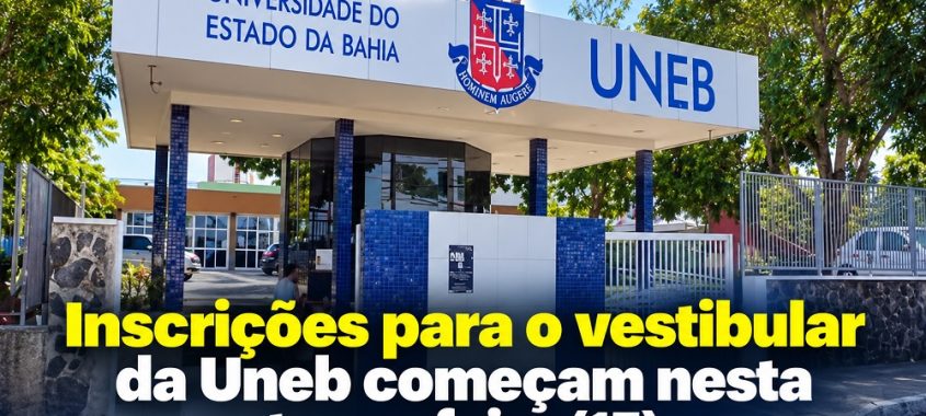 Inscrições para o vestibular da Uneb começam nesta terça-feira (15)