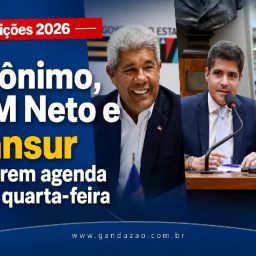 Jerônimo, ACM Neto e Mansur cumprem agenda nesta quarta-feira