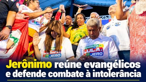 Jerônimo reúne evangélicos e defende combate à intolerância