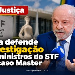 Lula defende investigação de ministros do STF no caso Master