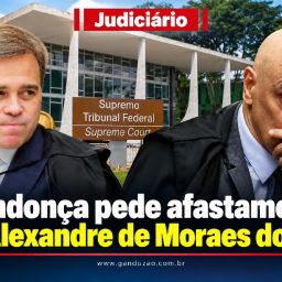 Mendonça pede afastamento de Alexandre de Moraes do STF