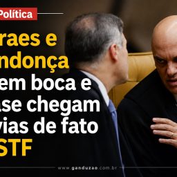 Moraes e Mendonça batem boca e quase chegam às vias de fato no STF