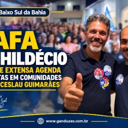 Rafa de Hildécio cumpre extensa agenda de visitas em comunidades de Wenceslau Guimarães