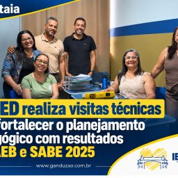 Ibirataia: SEMED realiza visitas técnicas para fortalecer o planejamento pedagógico com resultados do SAEB e SABE 2025