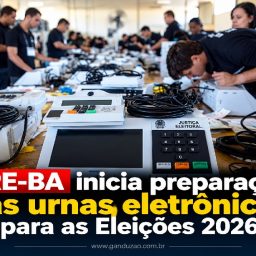 TRE-BA inicia preparação das urnas eletrônicas para as Eleições 2026