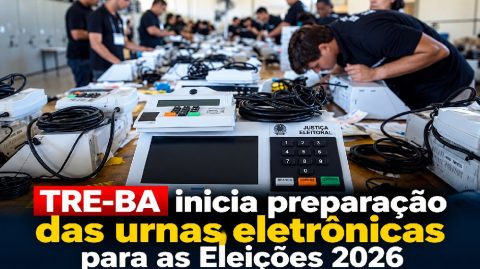 TRE-BA inicia preparação das urnas eletrônicas para as Eleições 2026