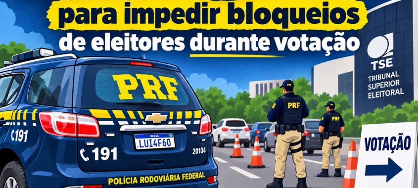 TSE muda regras da PRF para impedir bloqueios de eleitores durante votação