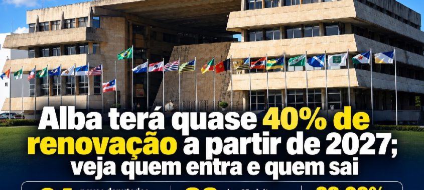 Alba terá quase 40% de renovação a partir de 2027; veja quem entra e quem sai