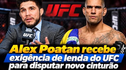 Alex Poatan recebe exigência de lenda do UFC para disputar novo cinturão