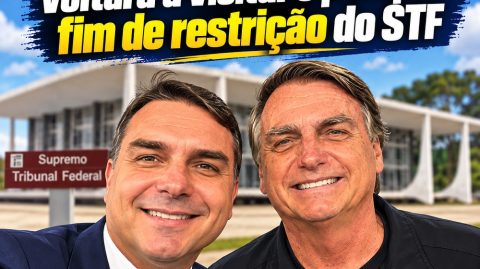 Flávio Bolsonaro voltará a visitar o pai após fim de restrição do STF
