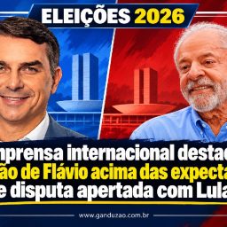 Imprensa internacional destaca votação de Flávio acima das expectativas e disputa apertada com Lula