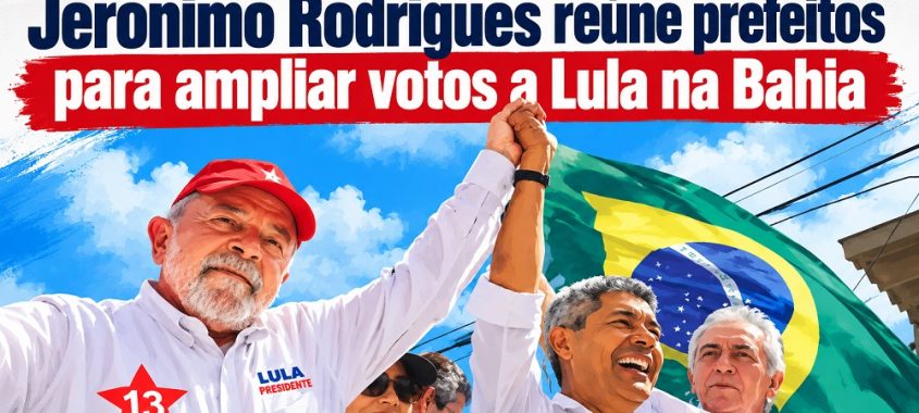 Jerônimo Rodrigues reúne prefeitos para ampliar votos a Lula na Bahia