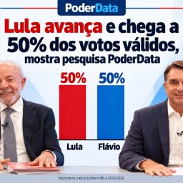 Lula avança e chega a 50% dos votos válidos, mostra pesquisa PoderData