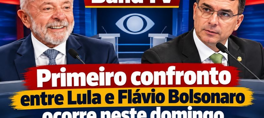 Primeiro confronto entre Lula e Flávio Bolsonaro ocorre neste domingo