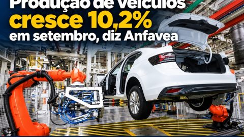 Produção de veículos cresce 10,2% em setembro, diz Anfavea