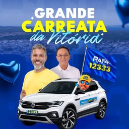 Rafa de Hildécio convida população para a ‘Carreata da Vitória’ em Valença