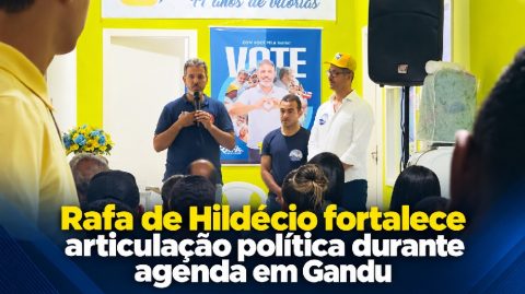 Rafa de Hildécio fortalece articulação política durante agenda em Gandu