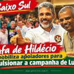 Rafa de Hildécio mobiliza apoiadores para impulsionar a campanha de Lula no Baixo Sul
