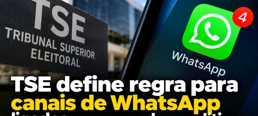 TSE define regra para canais de WhatsApp ligados a campanhas políticas