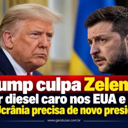 Trump culpa Zelenski por diesel caro nos EUA e diz que Ucrânia precisa de novo presidente